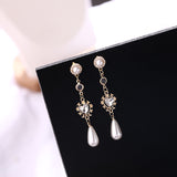 Love Sparkle Pearl Earrings