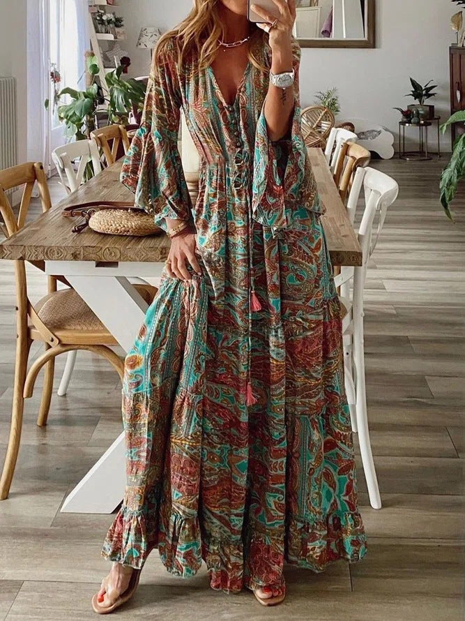 Summer Dream Boho Maxi Dress