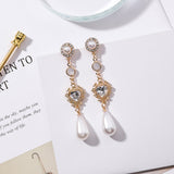 Love Sparkle Pearl Earrings