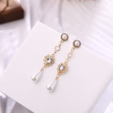 Love Sparkle Pearl Earrings