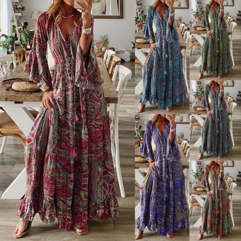 Summer Dream Boho Maxi Dress