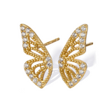 Crystalised Bohemian Flutter Earrings