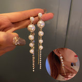 Cascade of Pearl Gloss Earrings