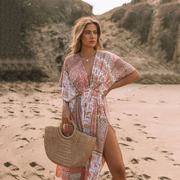 Bohemian Beach Belle Summer Dress